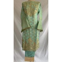  Jacquard Embroidered 3pc Suit