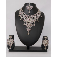  Light Pink 4pc Necklace Set